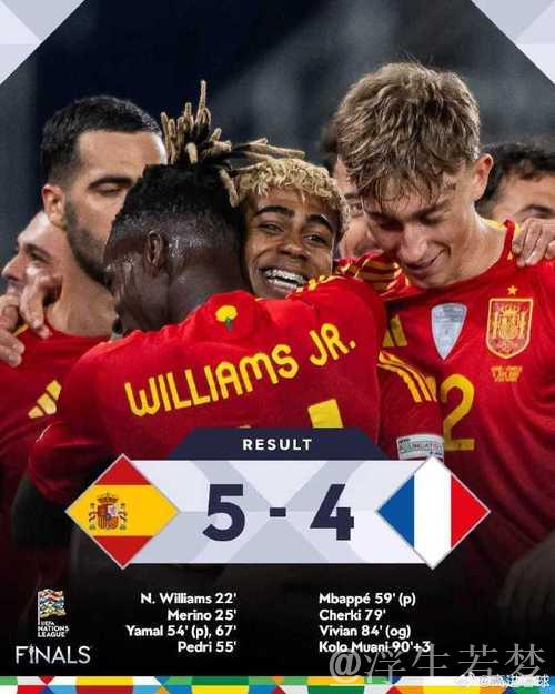 西班牙、法国联手上演进球狂潮,欧国联单场9球创新纪录 西班牙、法国联手上演进球狂潮,欧国联单场9球创新纪录